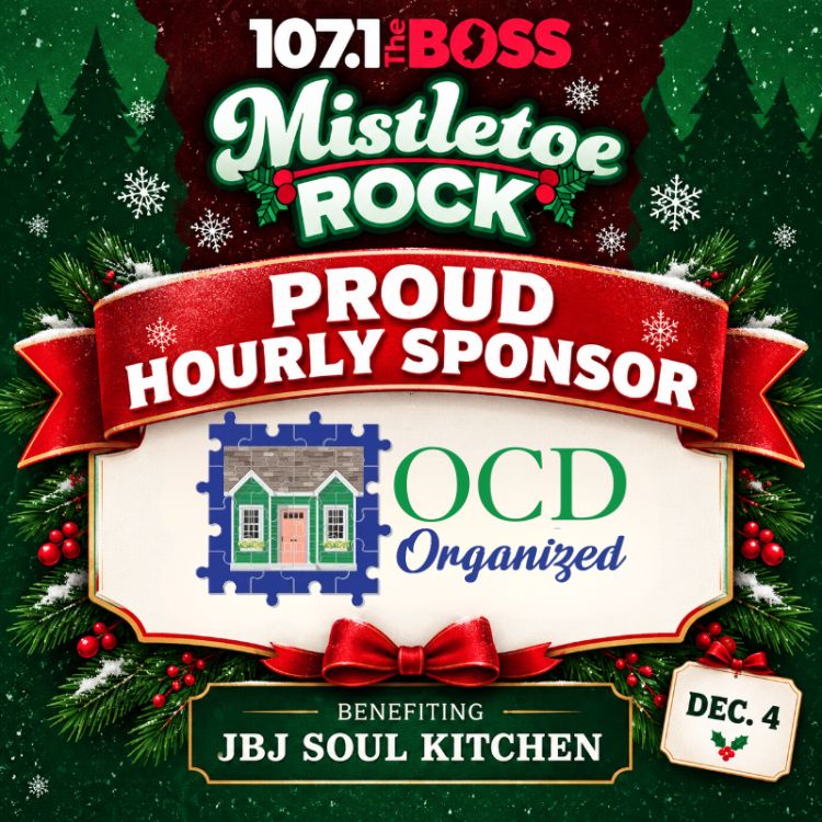 OCD Organized is an Hourly Sponsor of the 9th Annual Mistletoe Rock Radiothon, Friday, December 4, 2026